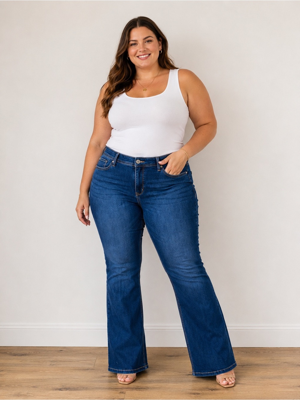 torrid Dark Blue Flare Jeans
